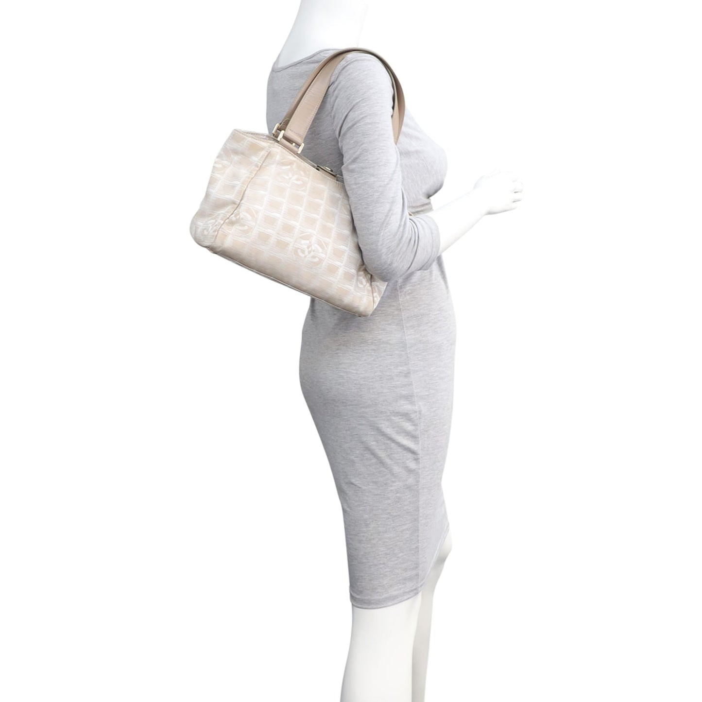 Chanel CC Travel Line Canvas Tote