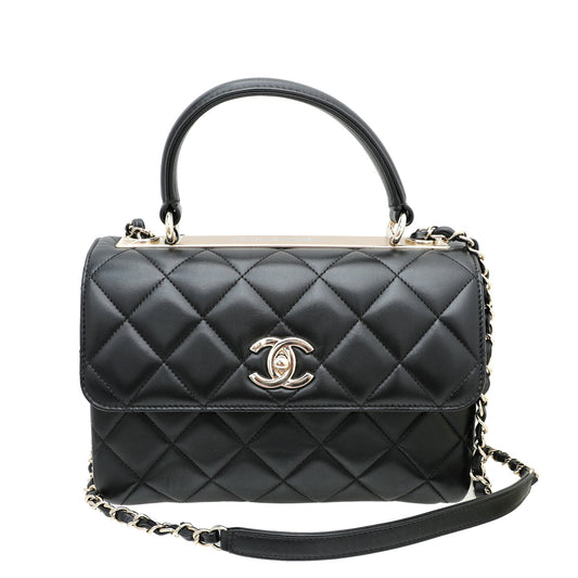 Chanel Black CC Trendy Top Handle Bag