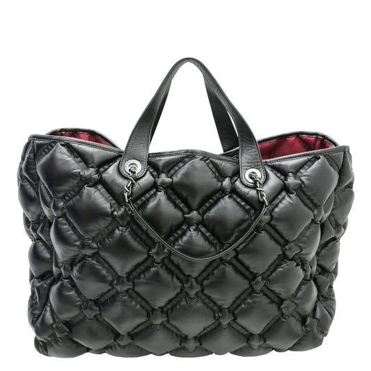 Chanel Black Chesterified Shopping Bag