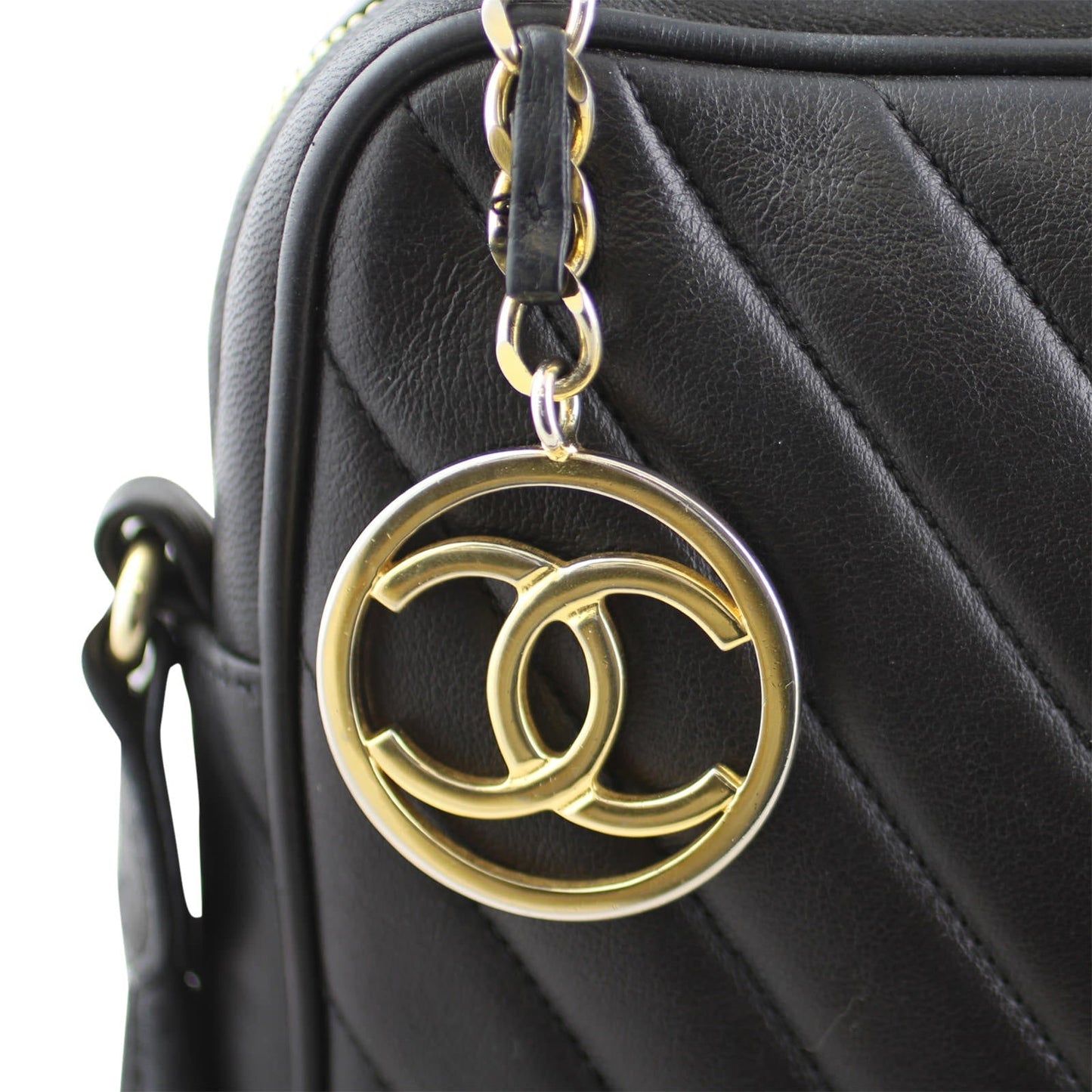 Chanel Chevron Camera Bag