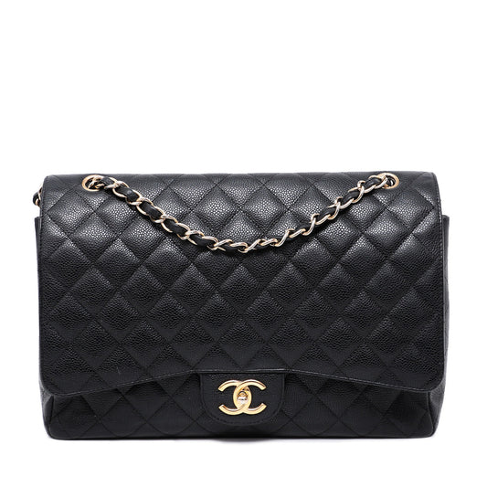 Chanel Black Classic Double Flap Bag