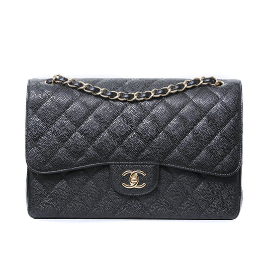 Chanel Black Maxi Double Flap