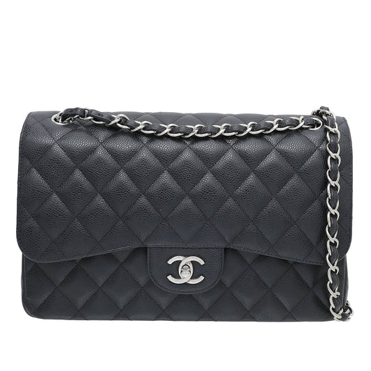 Chanel Black Classic Double Flap Bag