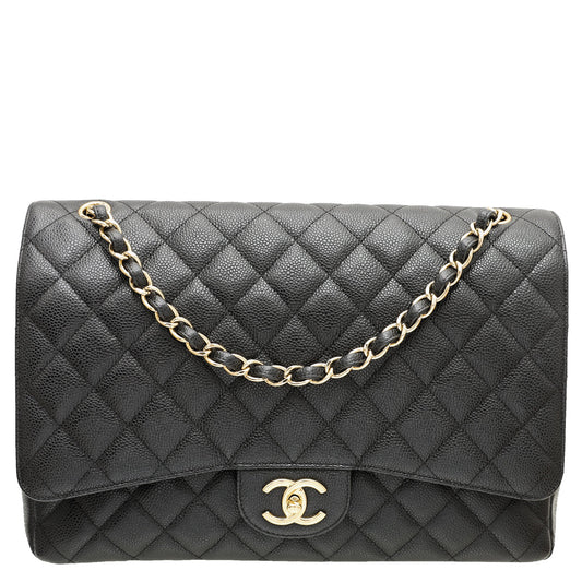 Chanel Black Classic Double Flap Bag