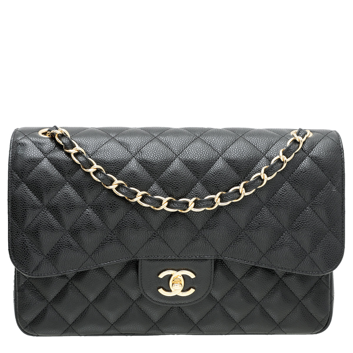 Chanel Black Classic Double Flap Bag