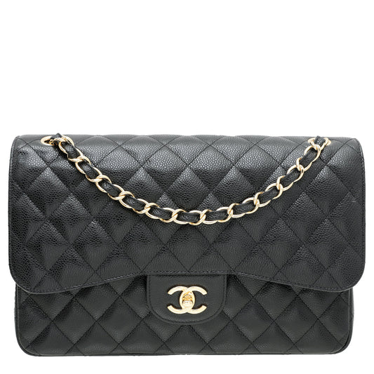 Chanel Black Classic Double Flap Bag
