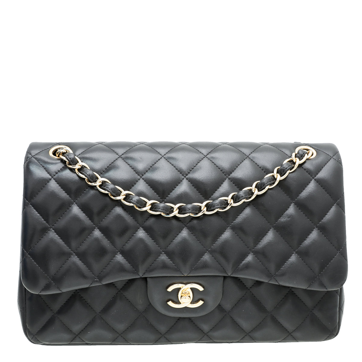 Chanel Black Classic Double Flap Bag