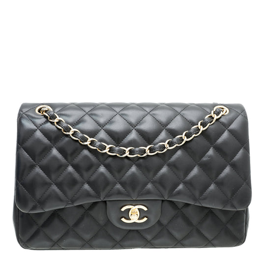 Chanel Black Classic Double Flap Bag