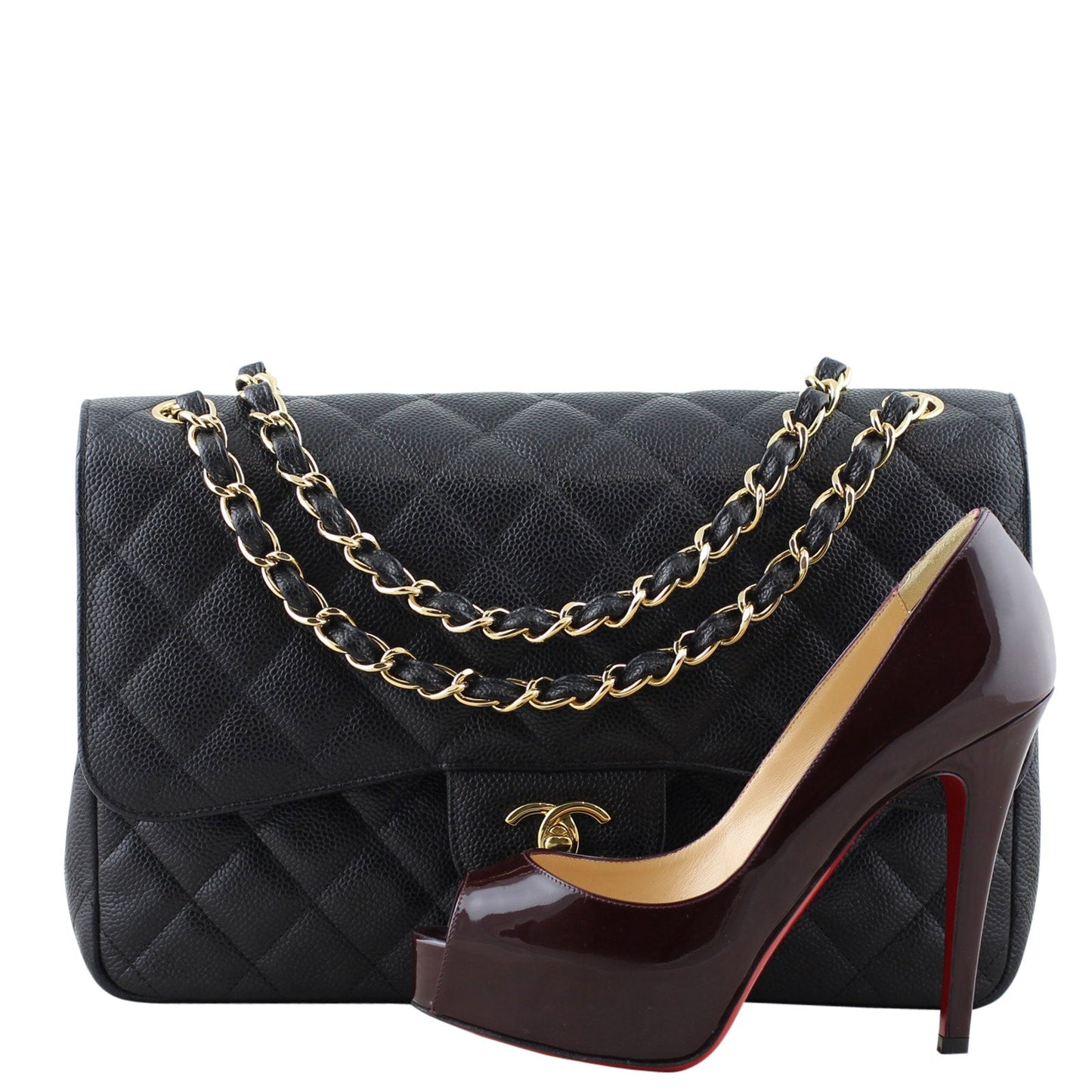 Chanel Classic Double Flap Jumbo | Black 14 Series