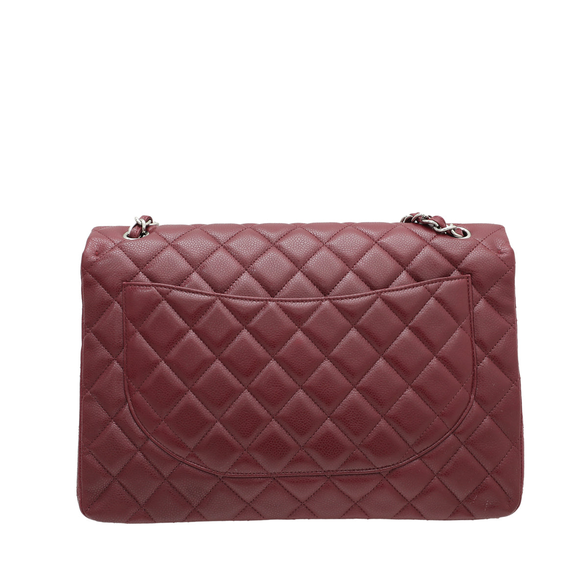 Chanel Dark Red Classic Single Flap Bag