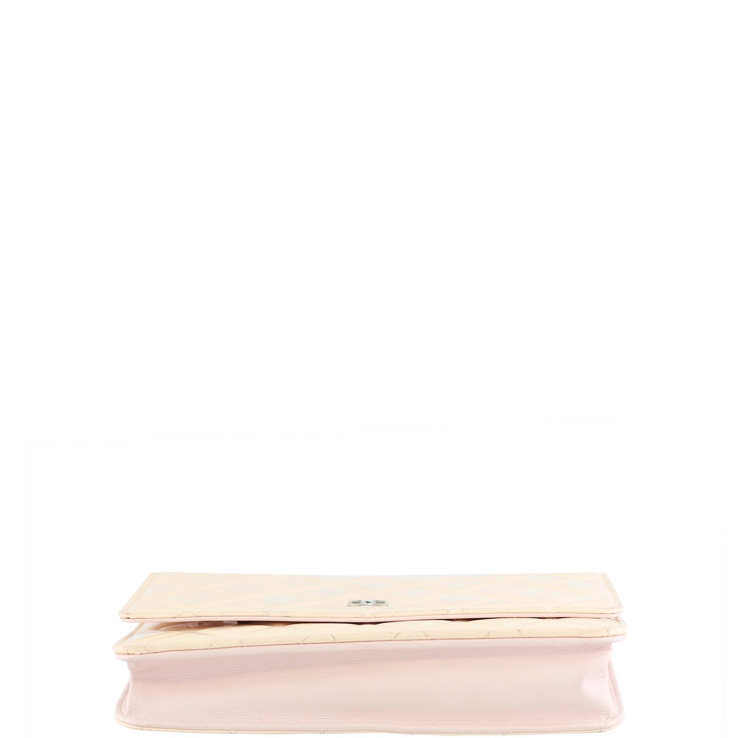 Chanel Classic Wallet on Chain | Shell Pink Silver Hardware