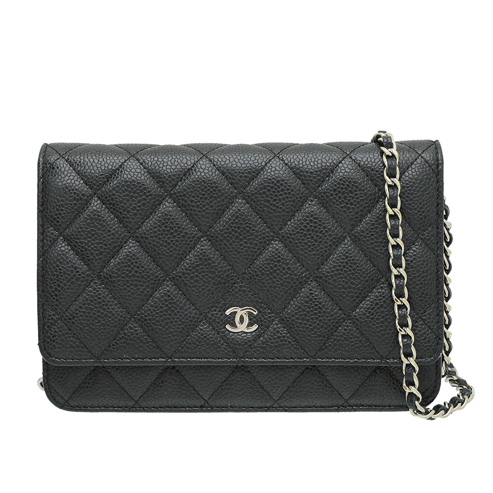 Chanel Black Classic Wallet On Chain