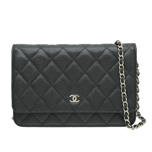 Chanel Black Classic Wallet On Chain