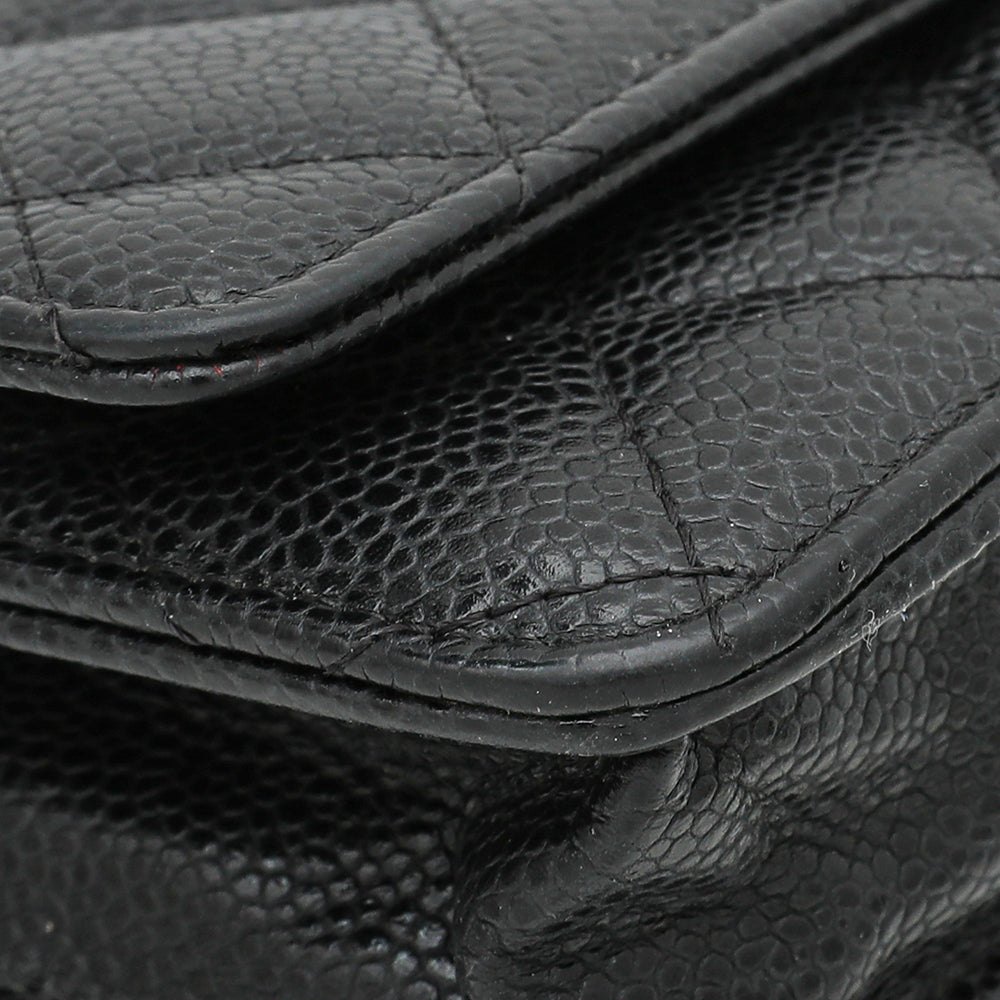 Chanel Black Classic Wallet On Chain