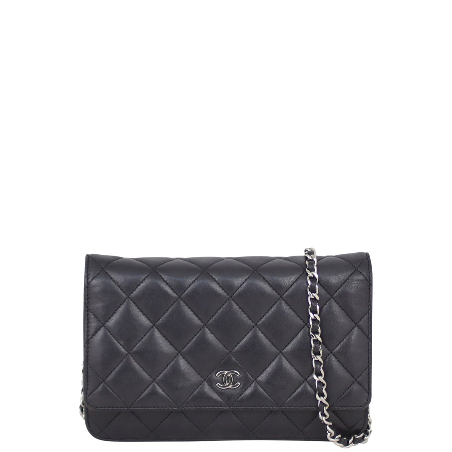 Chanel Classic Wallet on Chain | Black Lambskin Leather