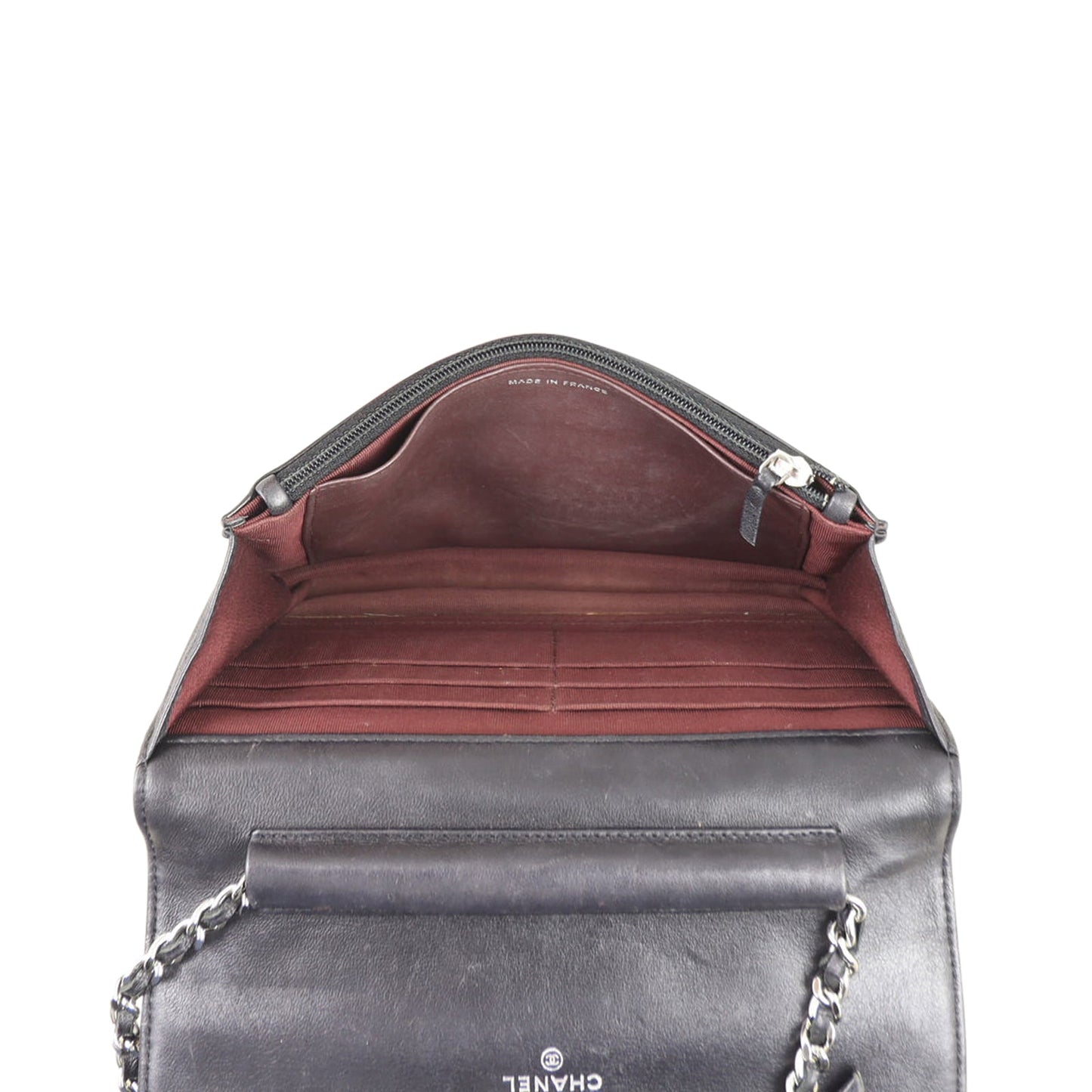 Chanel Classic Wallet on Chain | Black Lambskin Leather