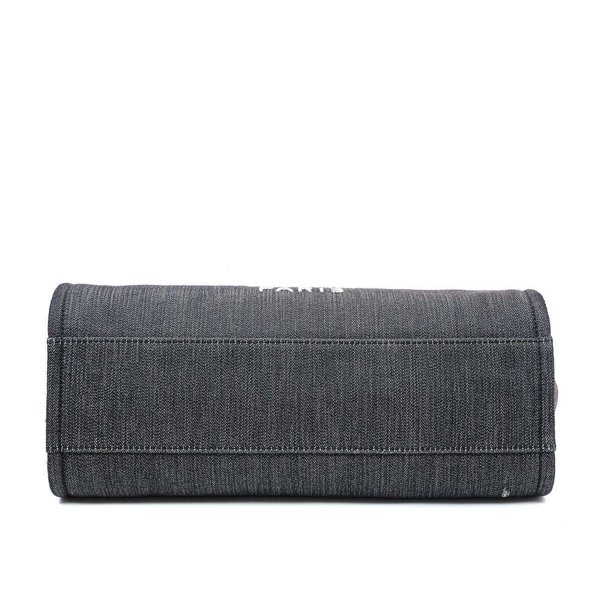 Chanel Denim Blue Deauville Shopping Tote Bag