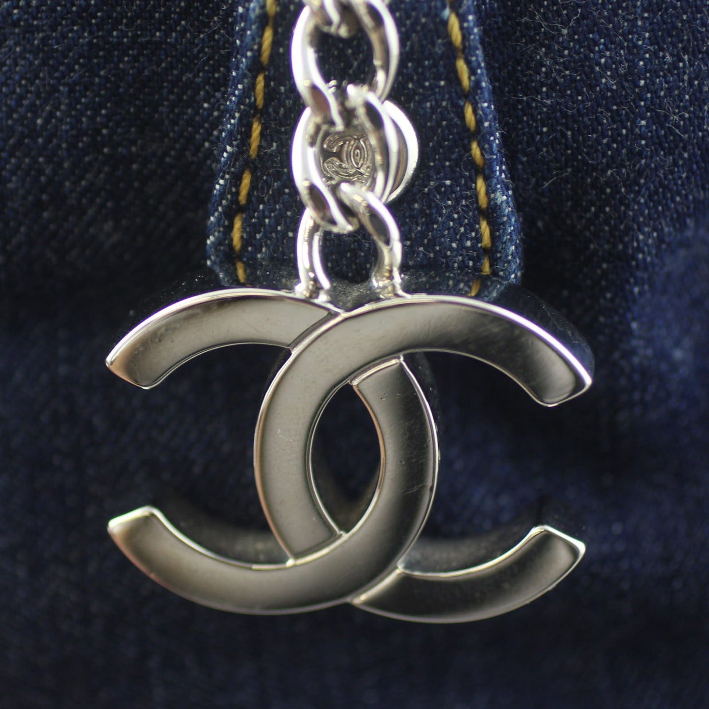Chanel Denim Luxe Ligne Bowler
