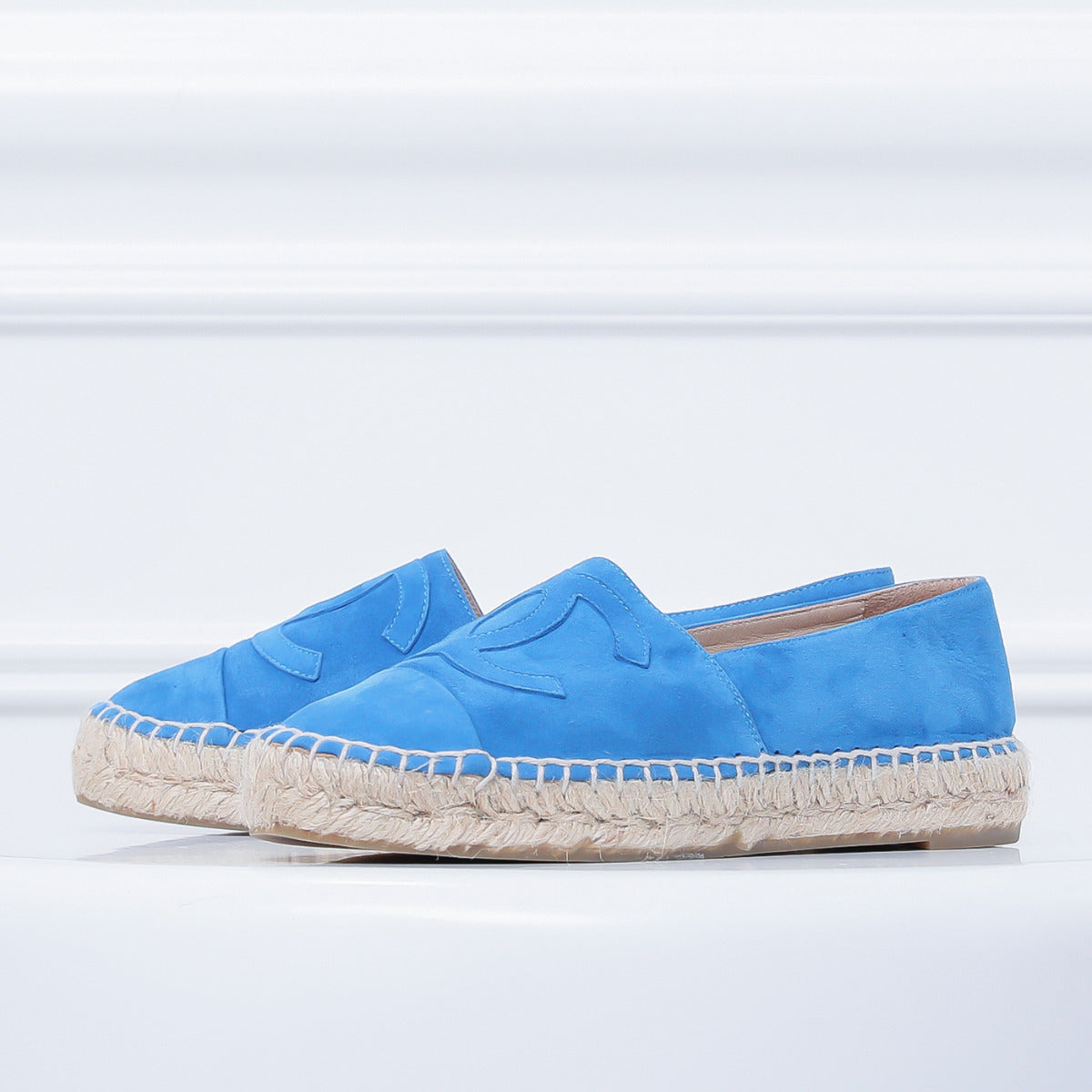 Chanel Blue Espadrille 35