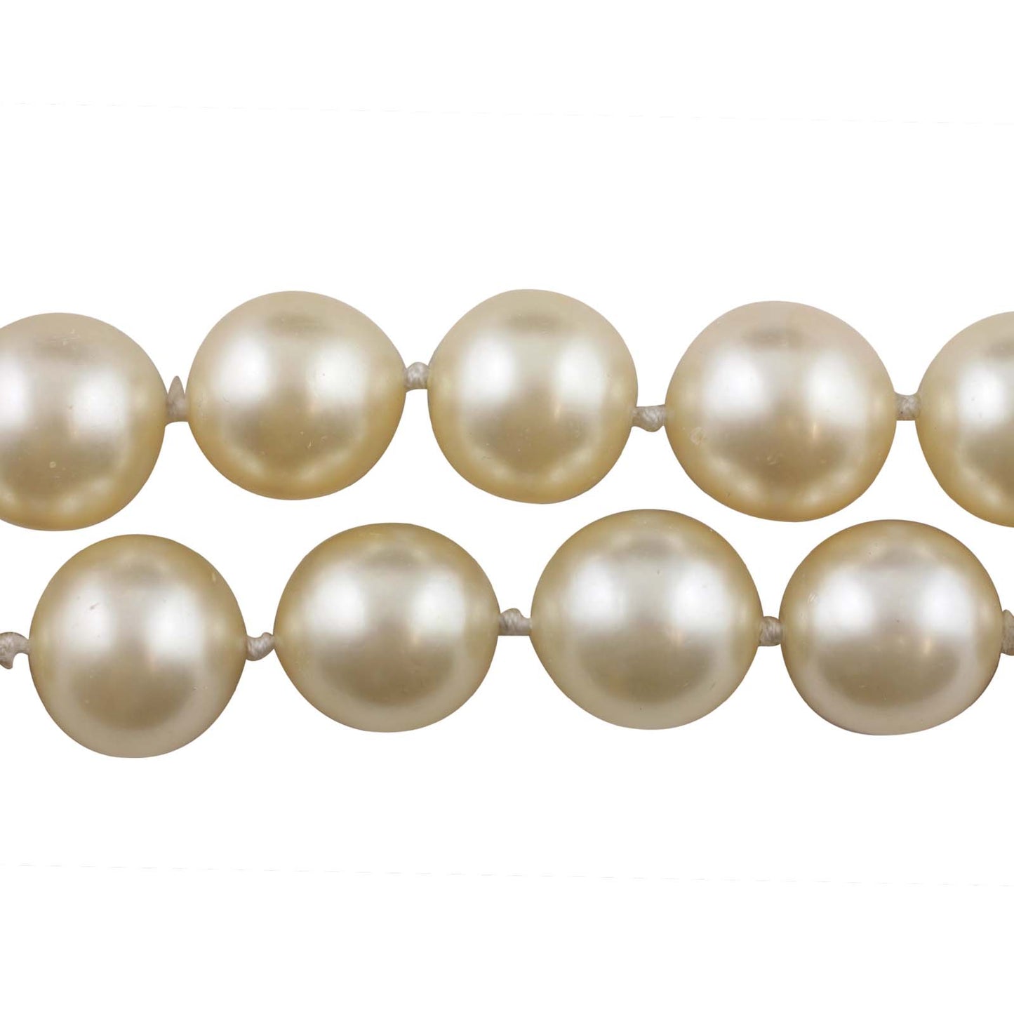 Chanel   Glass Pearl Necklace