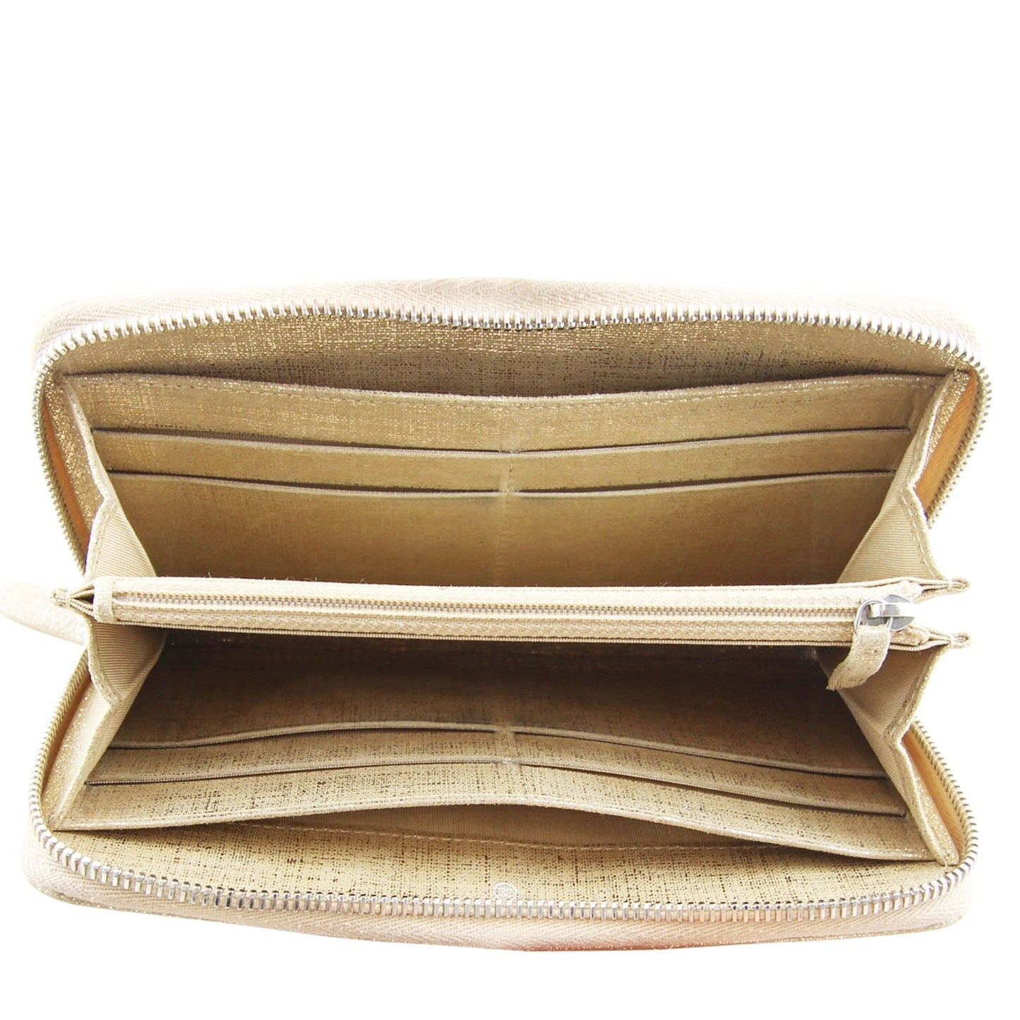 Chanel Iridescent Goatskin Zippy Wallet
