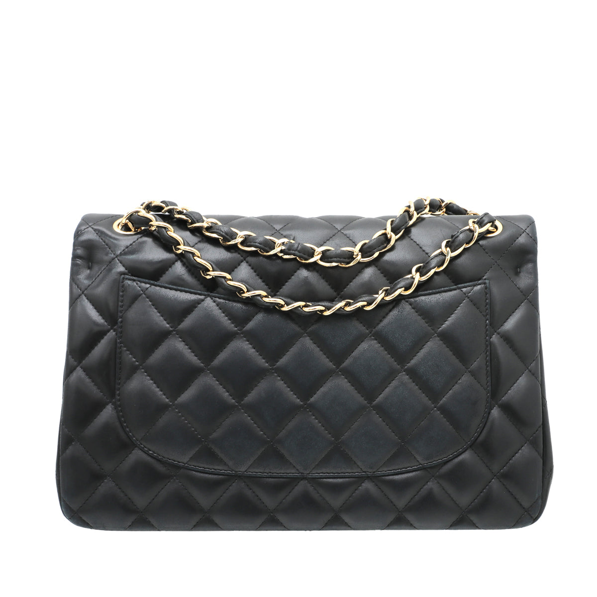 Chanel Black Double Flap Jumbo Bag