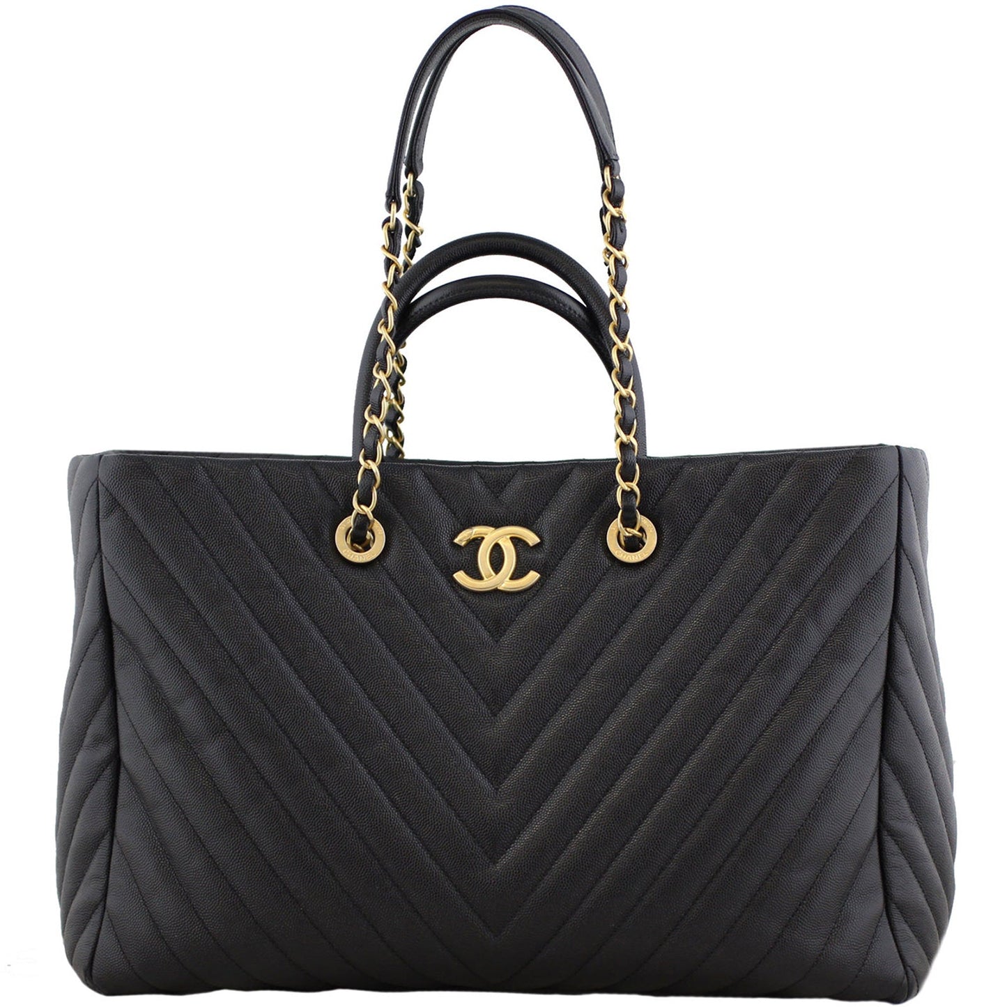 Chanel Chevron Large Shopping Bag