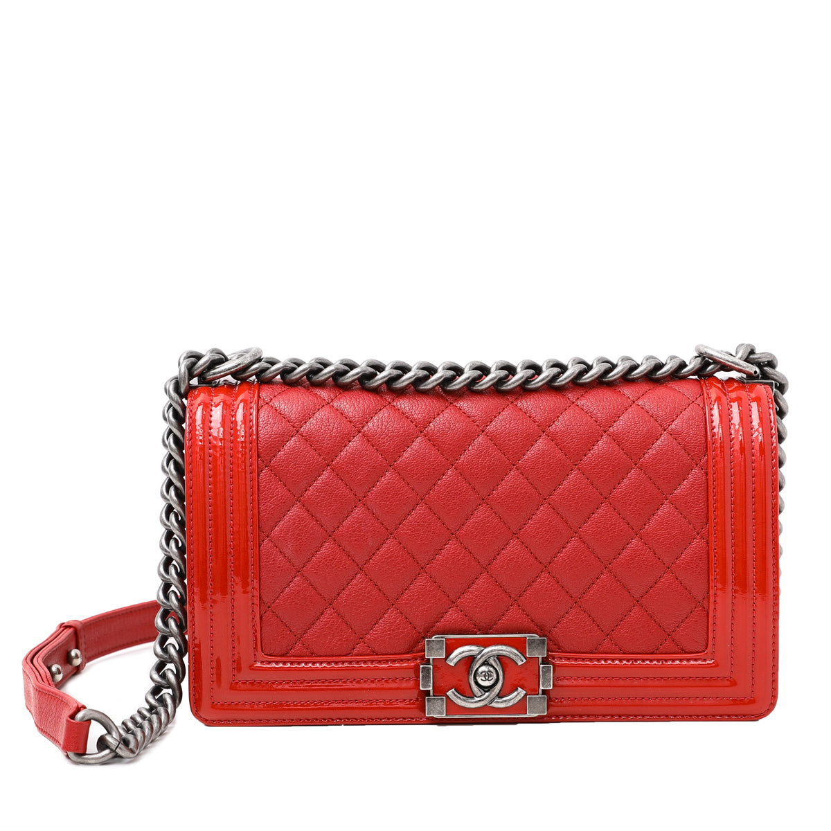 Chanel Red Le Boy Bag