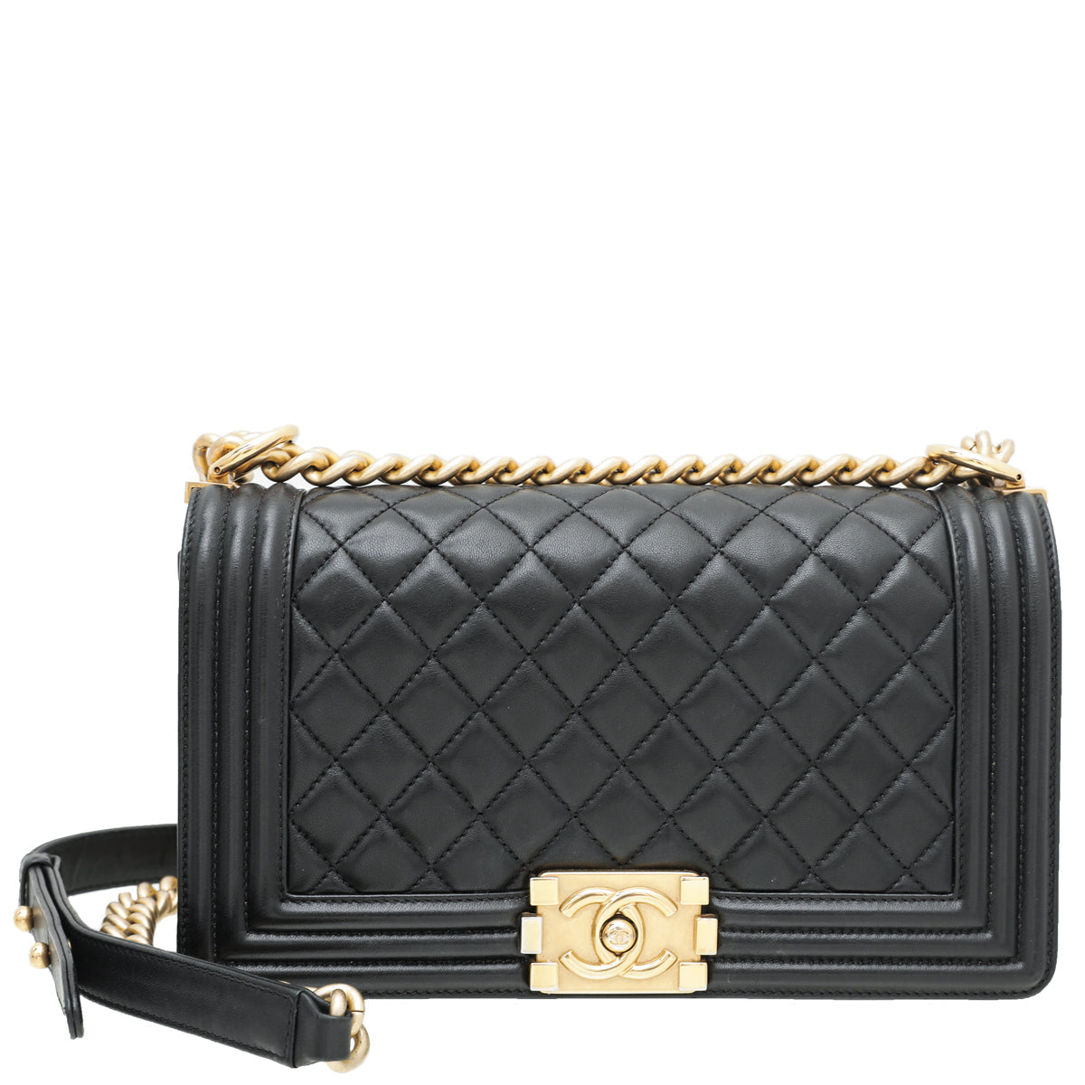 Chanel Black Le Boy Medium Flap Bag