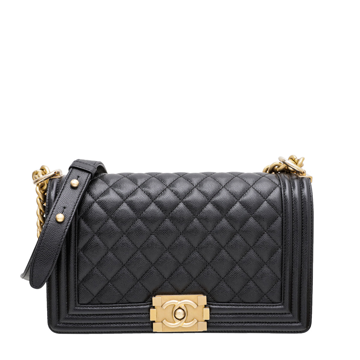 Chanel Black Le Boy Medium Flap Bag