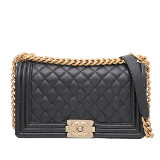 Chanel Black Le Boy Medium Flap Bag