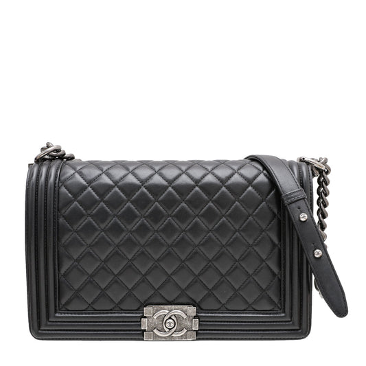 Chanel Black Le Boy New Medium Bag