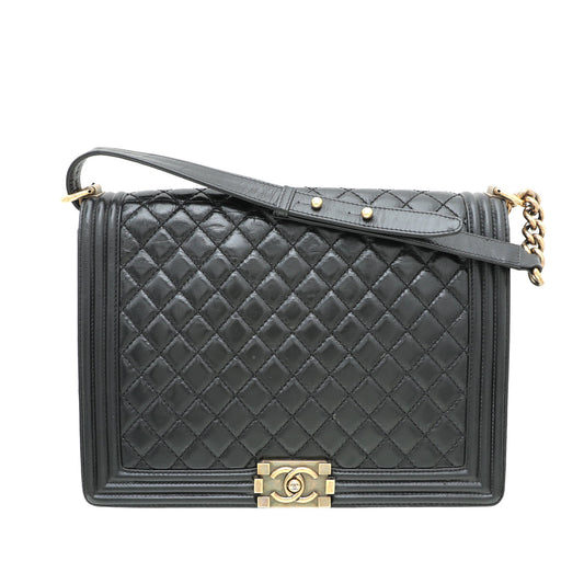 Chanel Black Le Boy Large Flap Bag