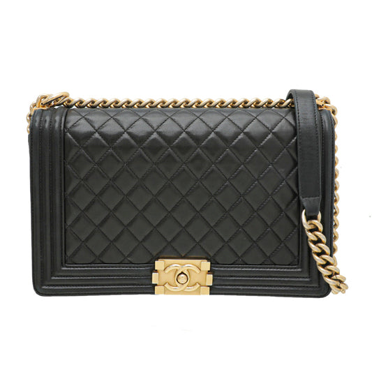 Chanel Black Le Boy Medium Bag