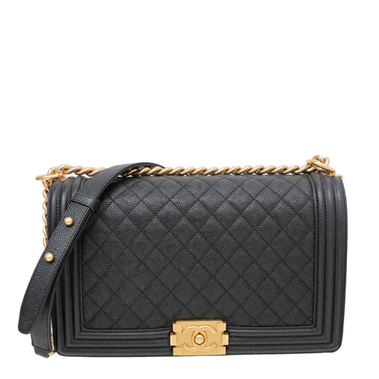 Chanel Black Le Boy New Medium Bag