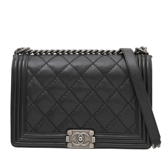 Chanel Black Le Boy New Medium Bag