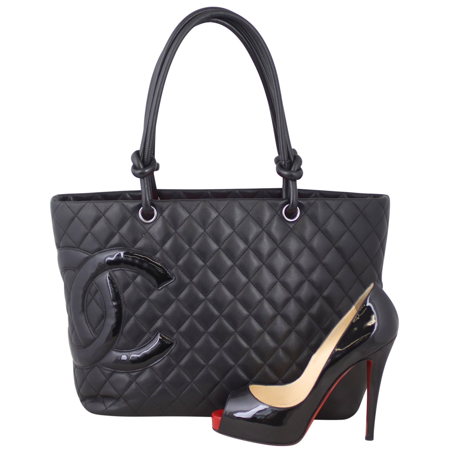 Chanel Ligne Cambon Large Tote | Black Lambskin