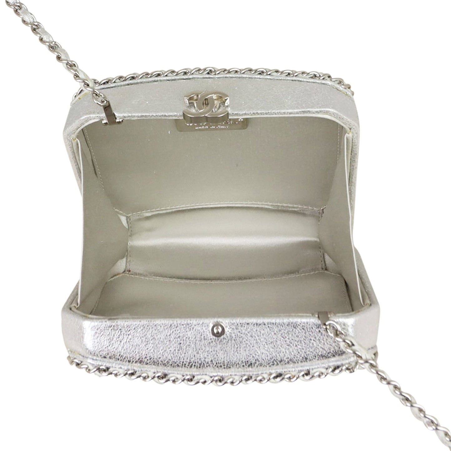 Chanel Box Minaudiere Chain Shoulder Bag