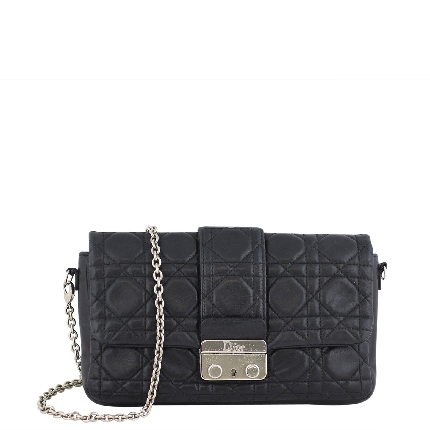 Dior Cannage New Lock Pouch Bag