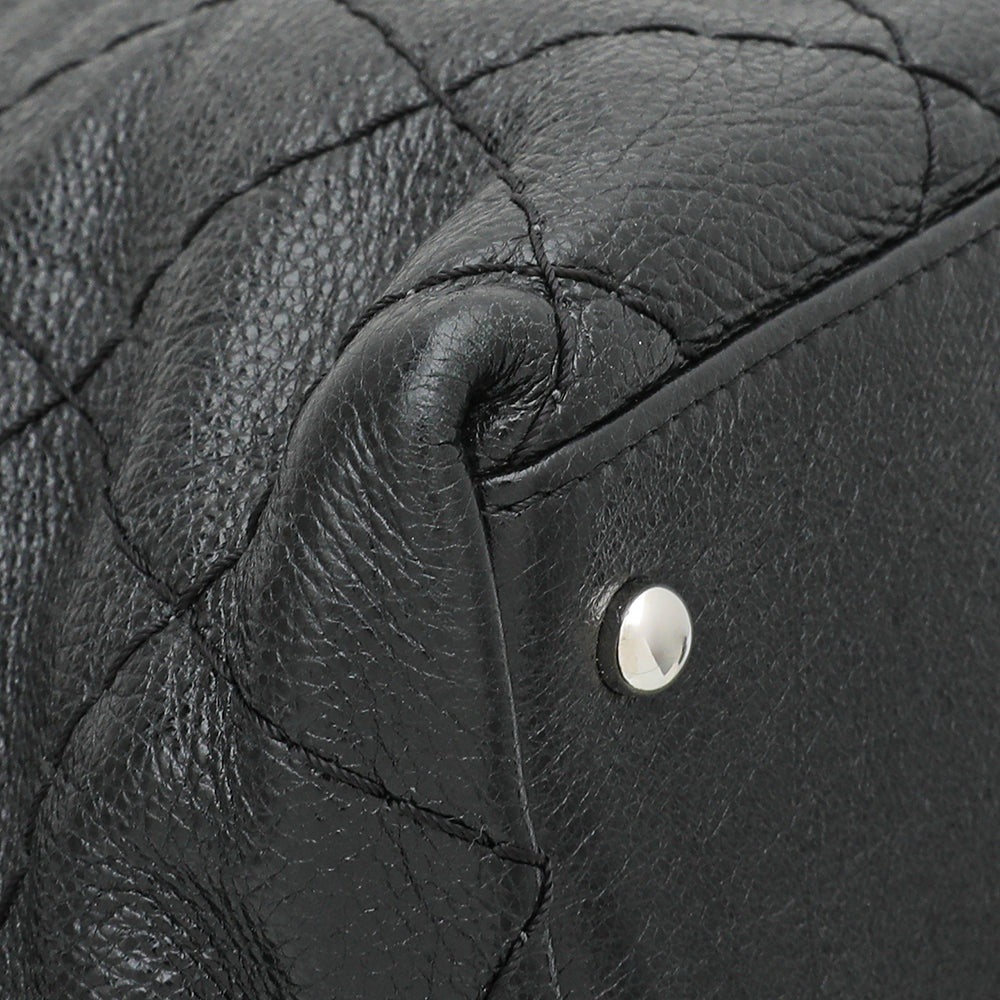 Chanel Black On The Road Shopping Tote Bag