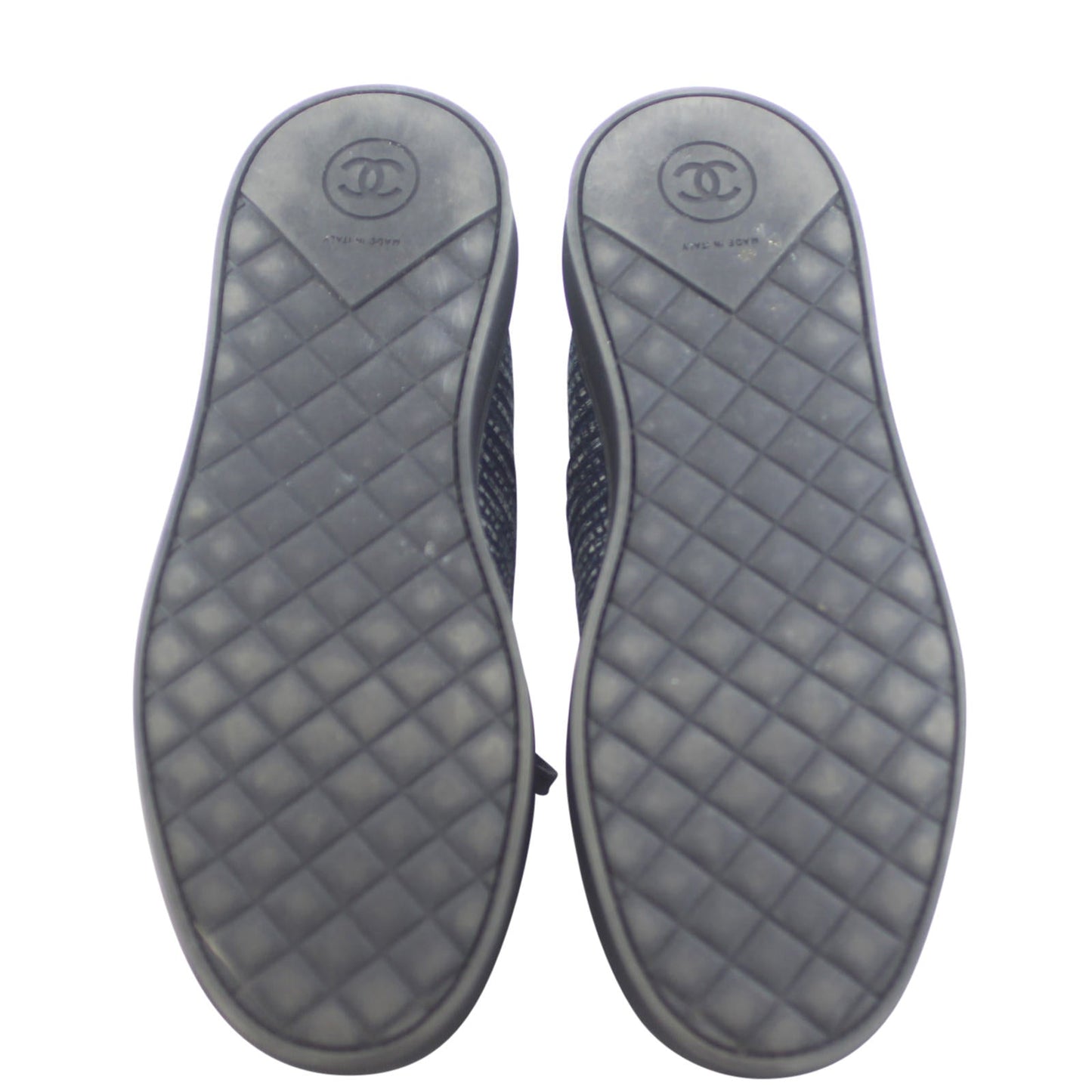 Chanel Tweed Faux-Pearl Oxfords