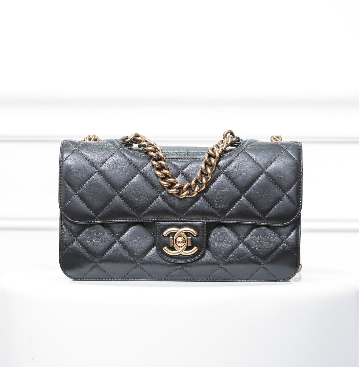 Chanel Black Perfect Edge Flap Small