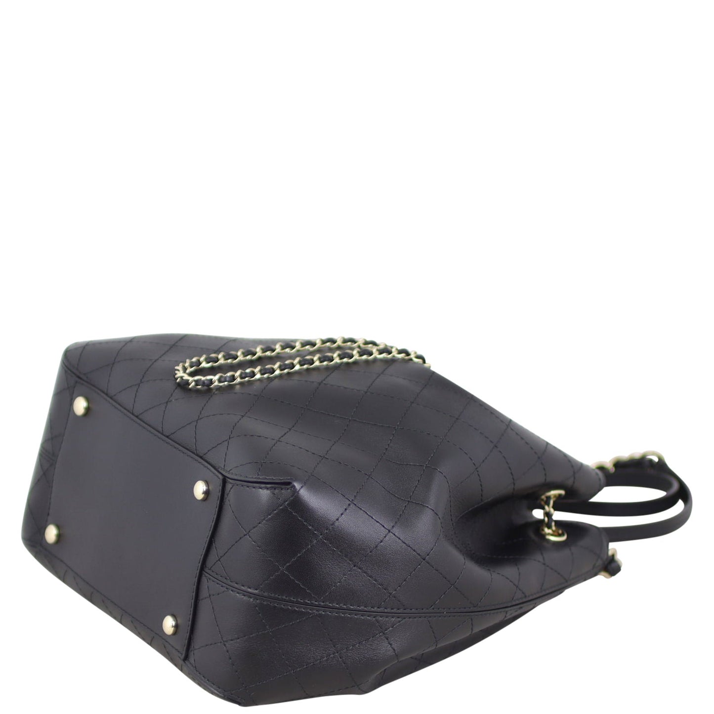 Chanel Quilted CC Drawstring Bucket Bag | 27 Series