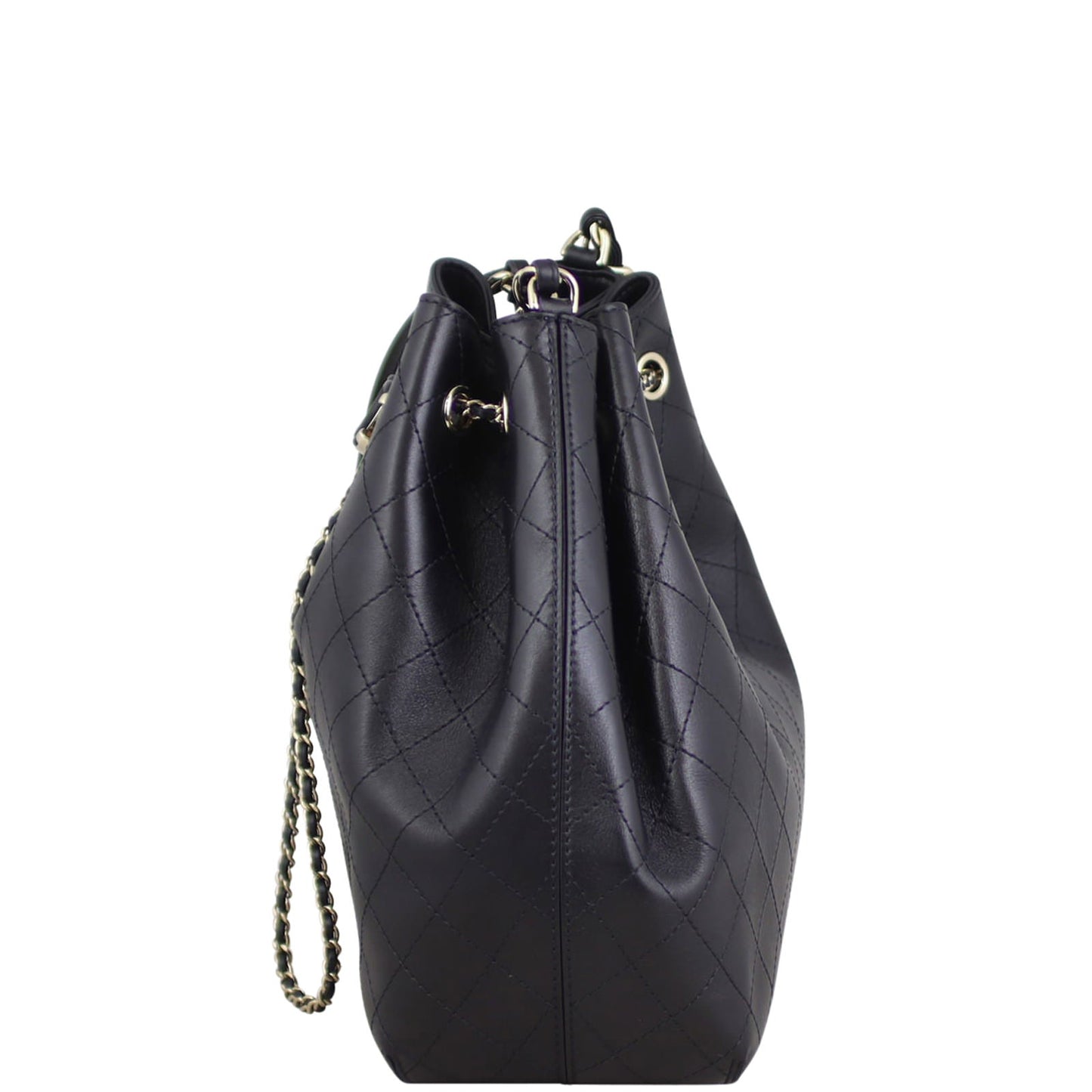 Chanel Quilted CC Drawstring Bucket Bag | 27 Series