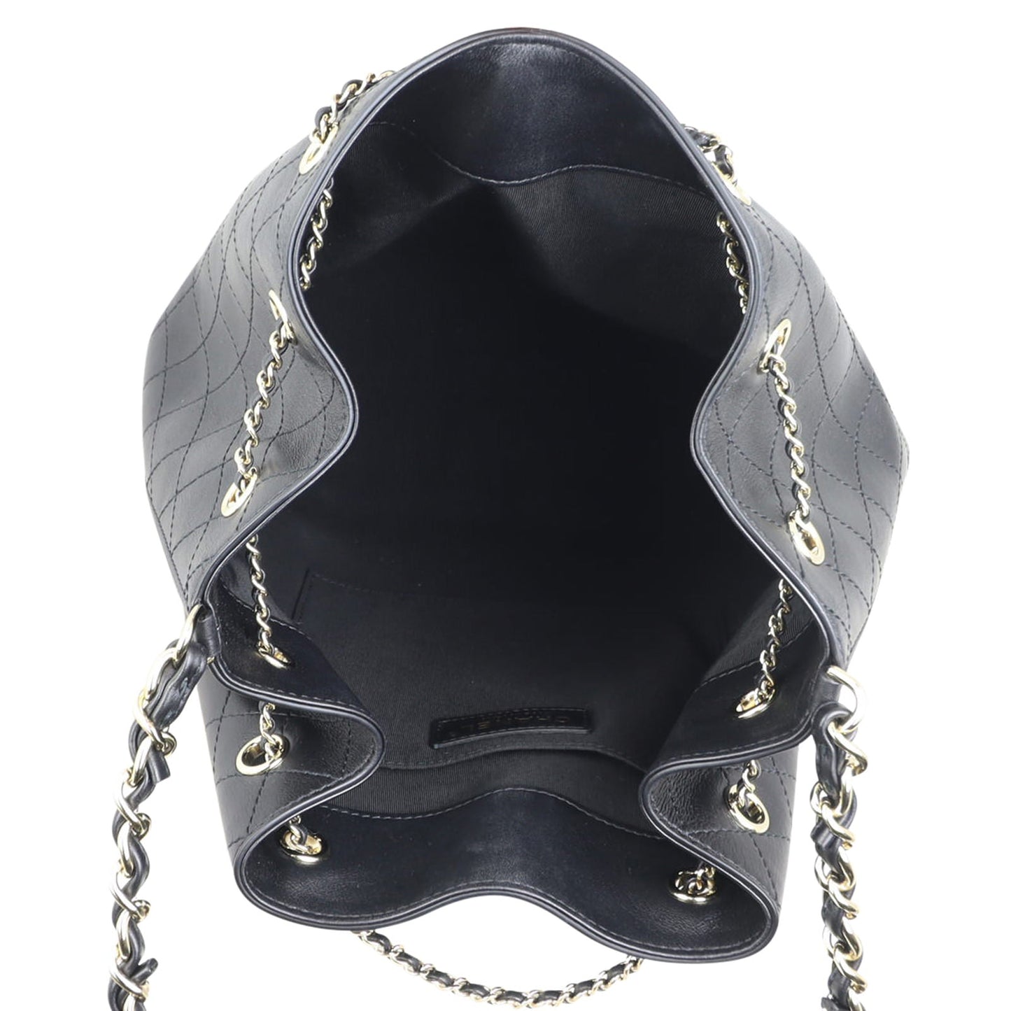 Chanel Quilted CC Drawstring Bucket Bag | 27 Series