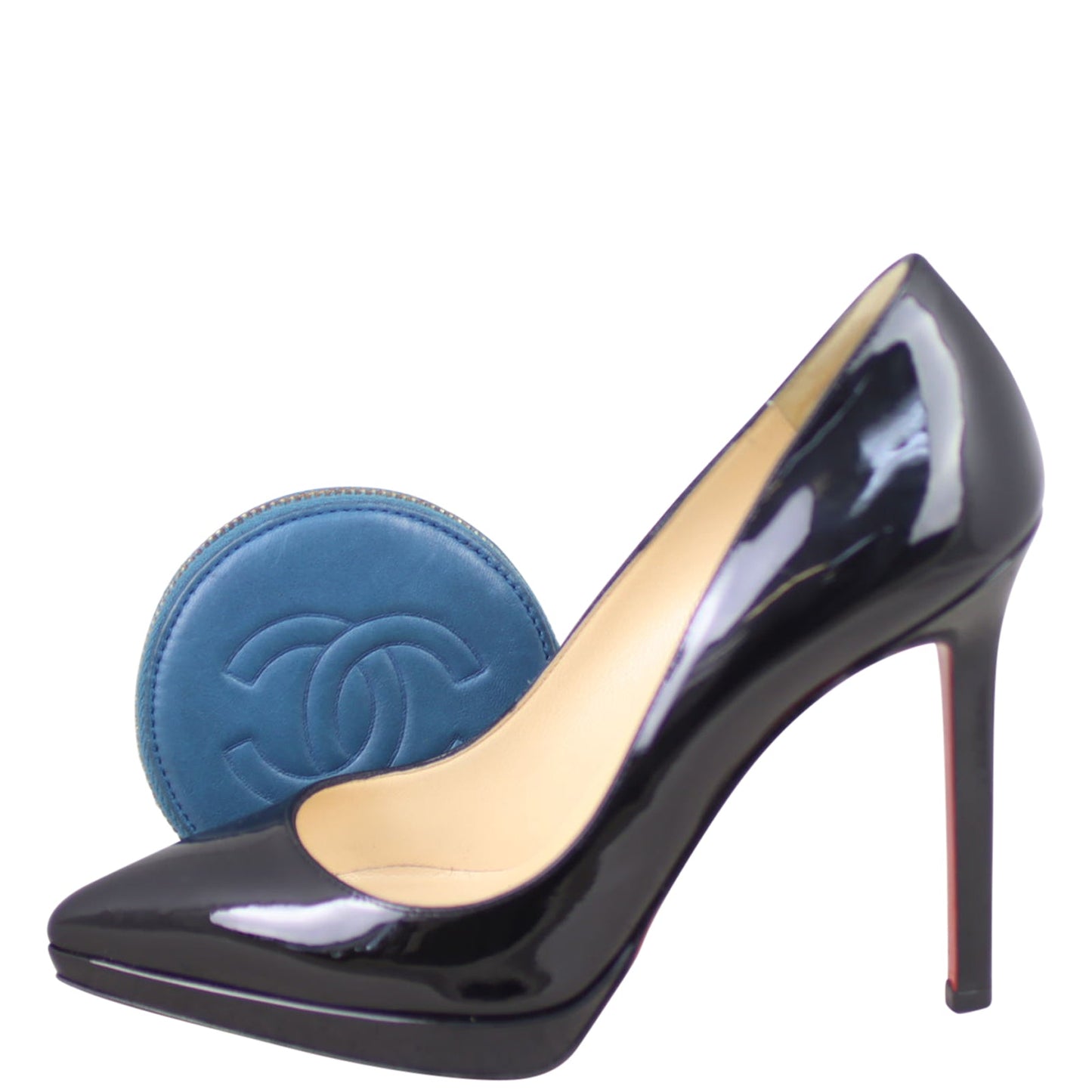 Chanel Round Camellia Coin Purse