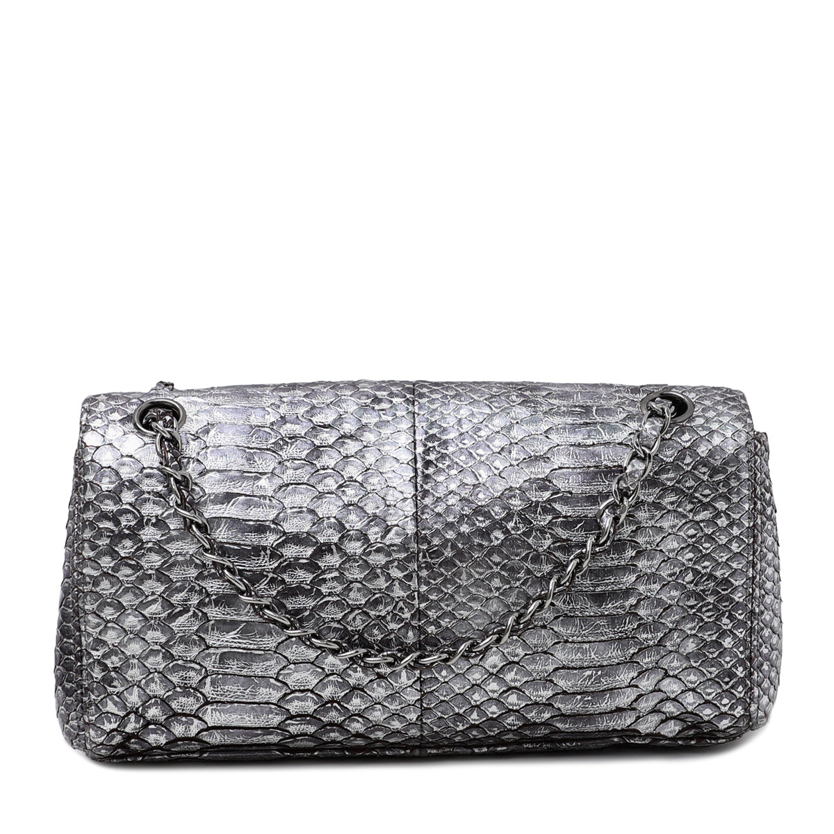 Chanel Metallic Python Soho Tassel Bag