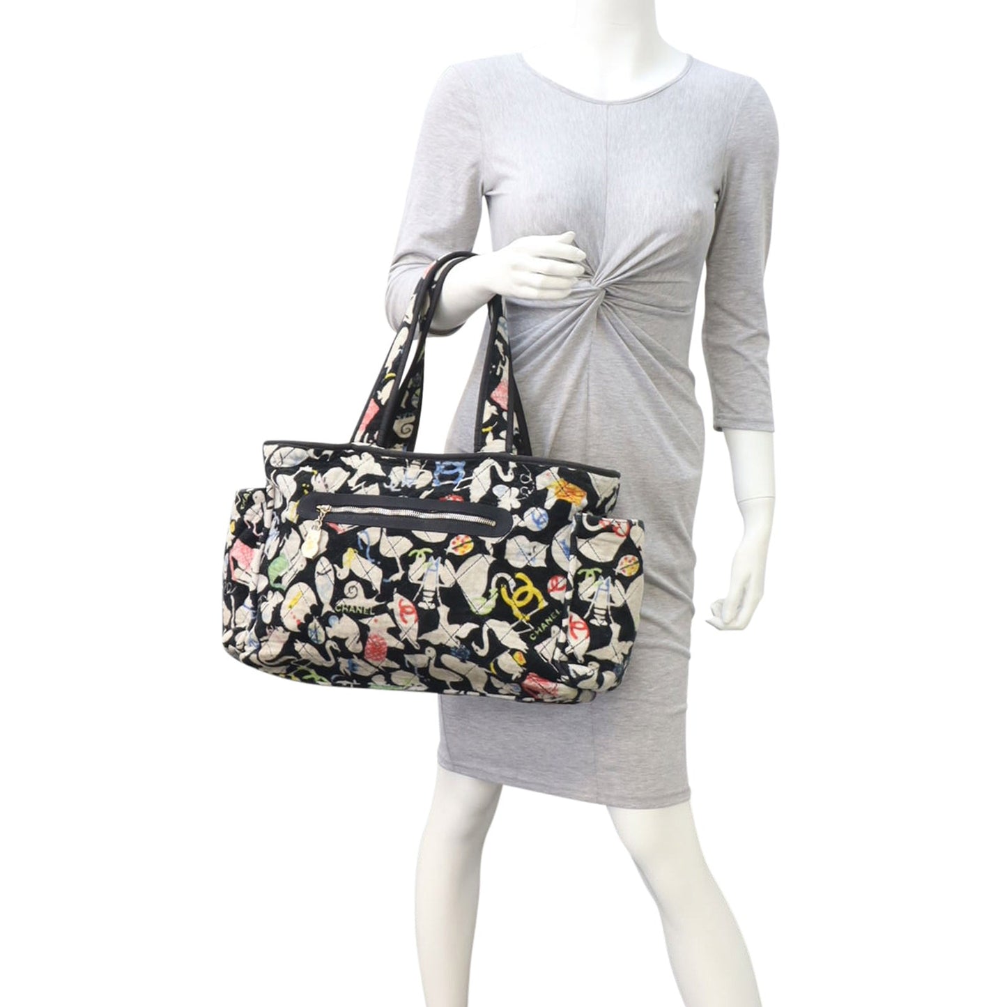 Chanel Terry Baby Animals Diaper Bag