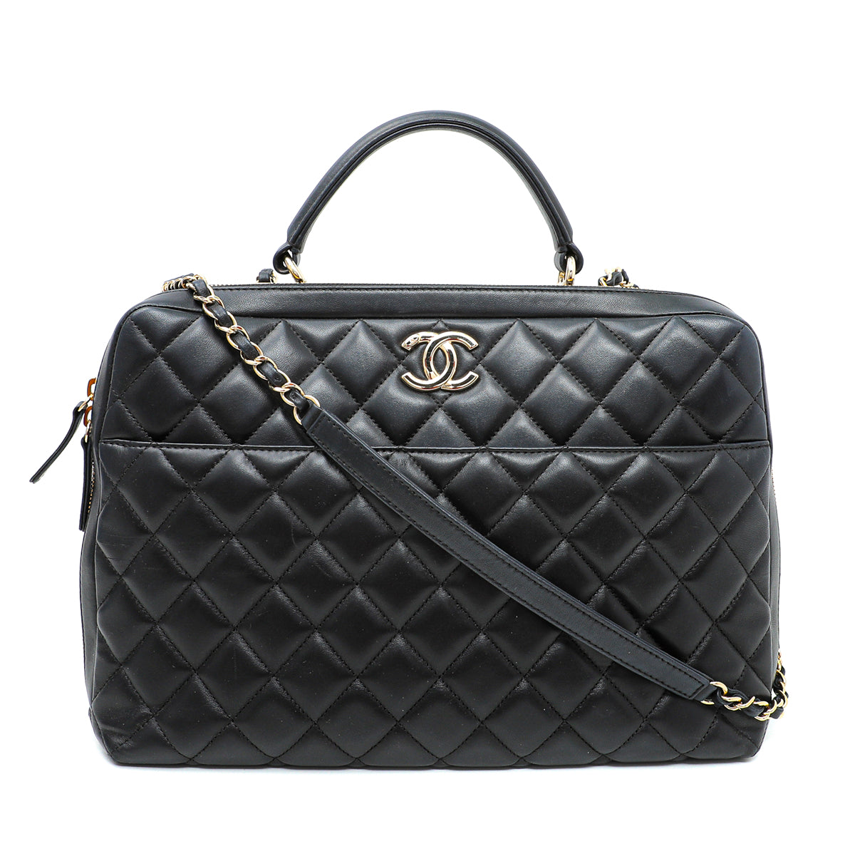 Chanel Black Trendy CC Bowling Bag