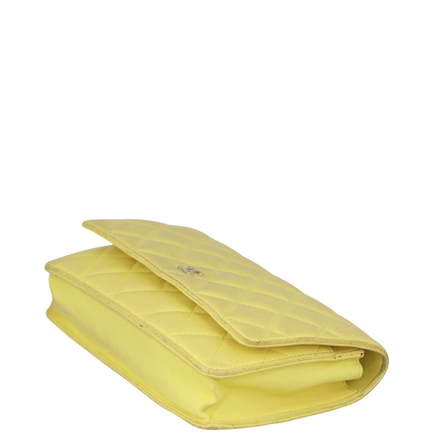 Chanel Classic Wallet on Chain |  Pineapple Yellow